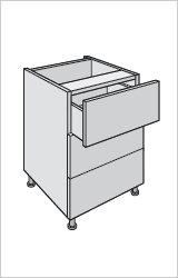 3 drawer chest of drawers