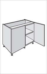 corner dresser unit