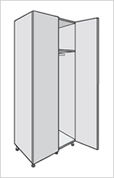 corner wardrobe