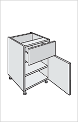 single dresser unit with drawer