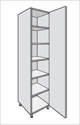 single shelved wardrobe