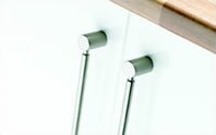 Wardrobe door handles