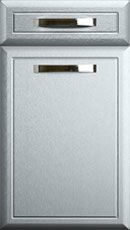 Euroline Kitchen Doors - Brushed Steel