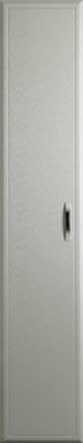 Euroline Wardrobe Doors - Brushed Steel