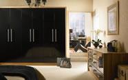Duleek Gloss Black Fitted Wardrobes Duleek Gloss Black Fitted Wardrobes