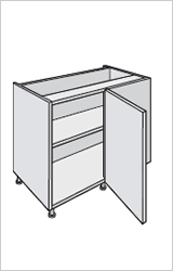 Hi-Line Corner Base Unit Hi-Line Corner Base Unit